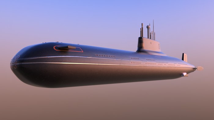 3d модель Typhoon-class Submarine