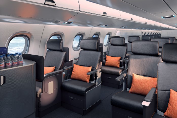 Embraer e-Jet салон