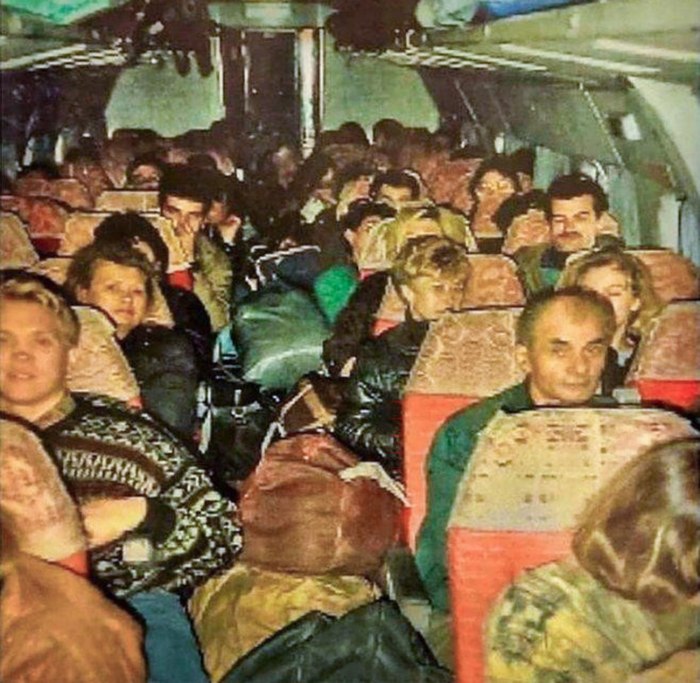 Челноки в 90-х самолет Турция