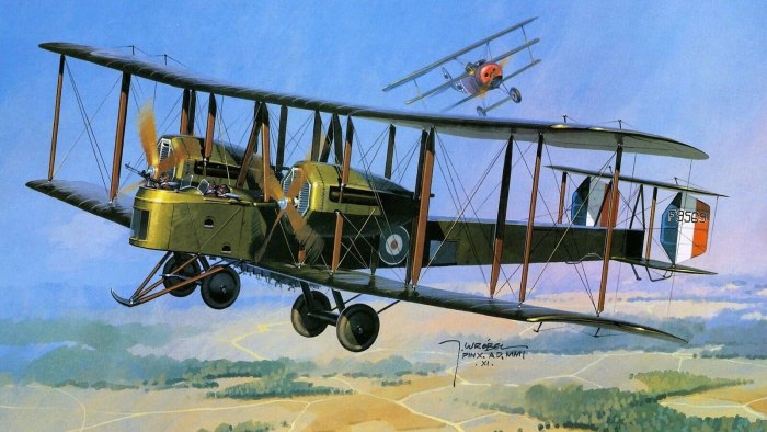 Самолет Виккерс первая мировая