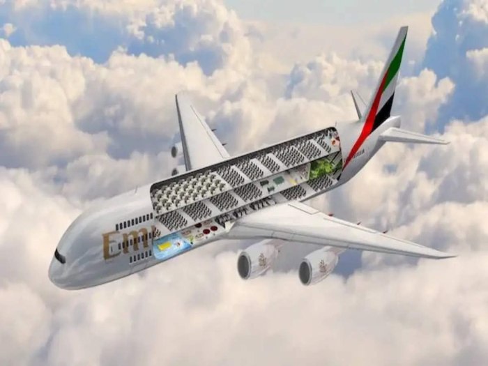 Самолёт Airbus a380 Emirates