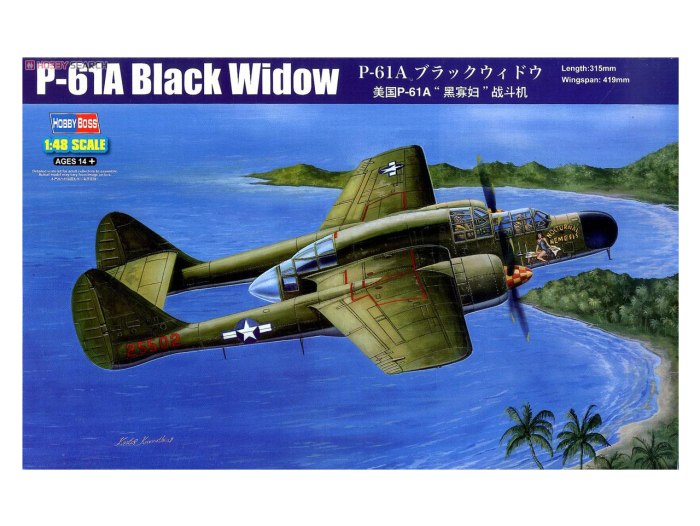P-61a "Black Widow" модель