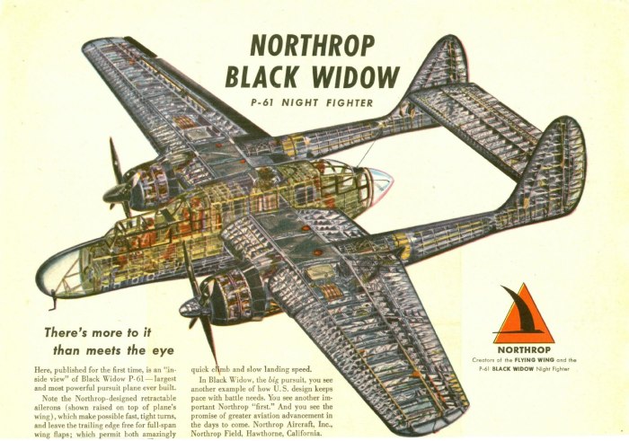 Самолёт p-61 Black Widow