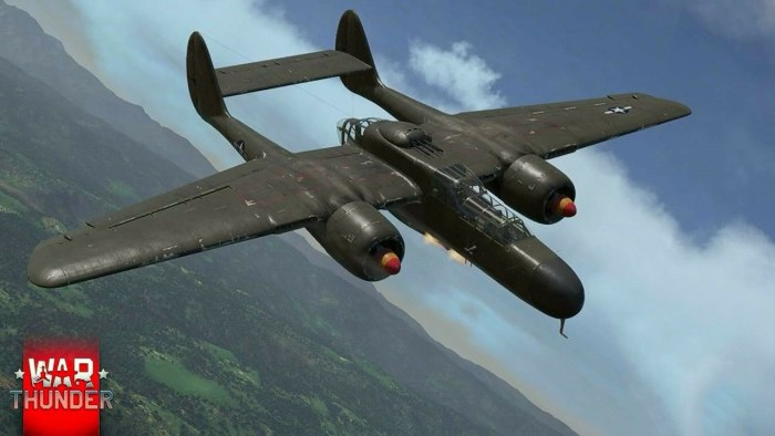 P-61a-1 Black Widow вар Тандер