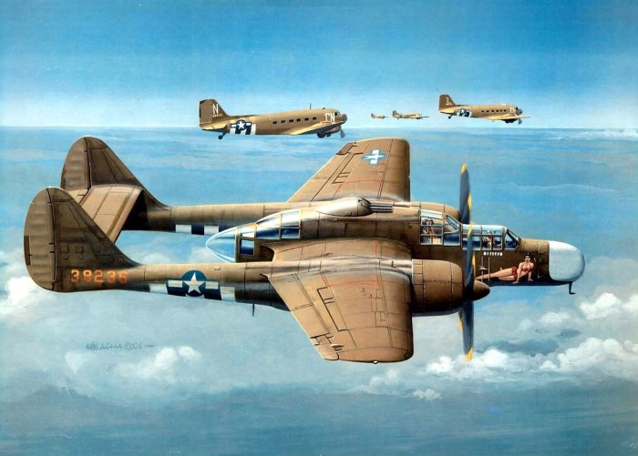 Самолёт p-61 Black Widow