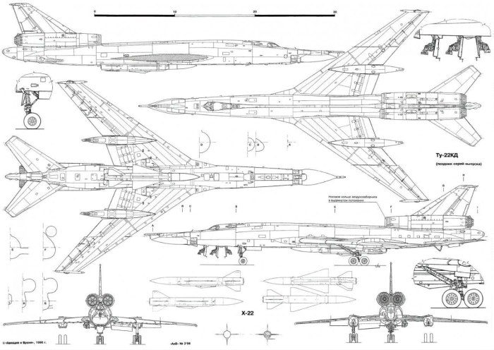 Самолёт ту-22м3 чертежи