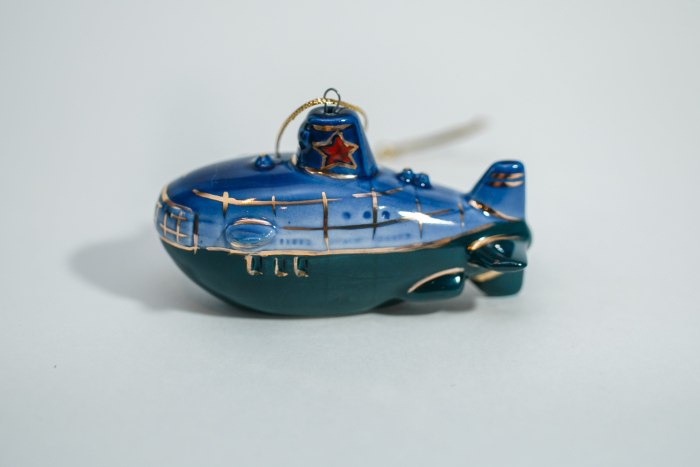 Елочная игрушка подводная лодка СССР