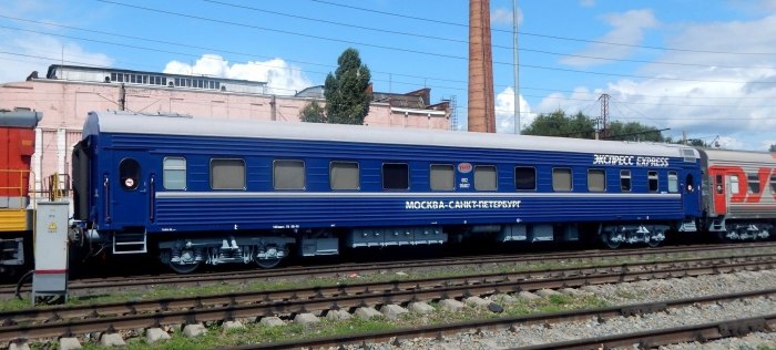 Фирменный поезд экспресс 004а Москва Санкт-Петербург