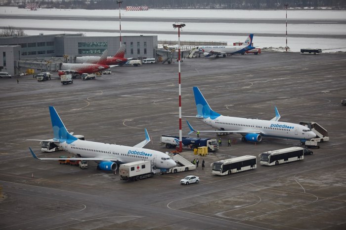 Боинг 737 авиакомпании Пулково