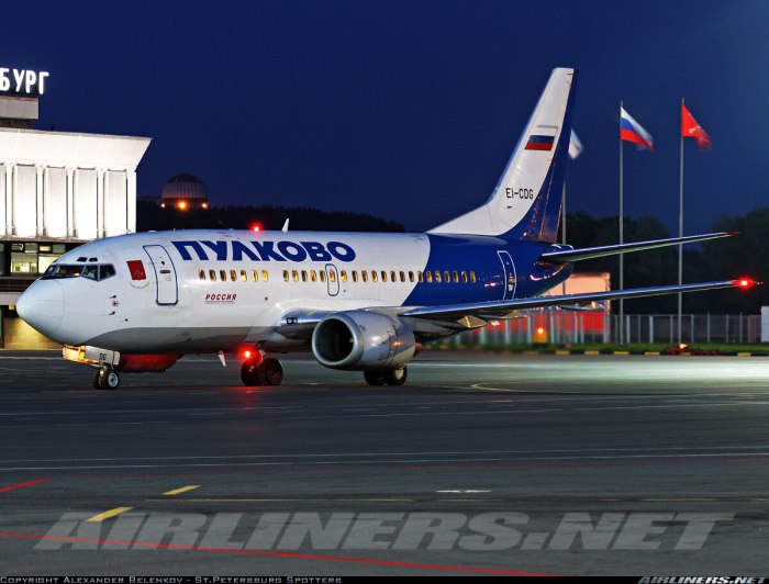 Боинг 737 авиакомпании Пулково