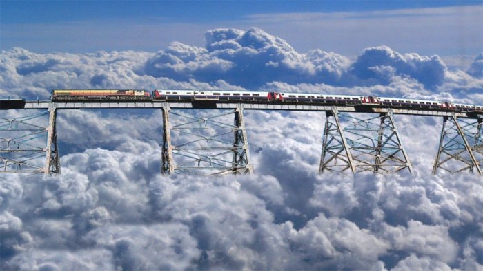 Железная дорога tren a las Nubes