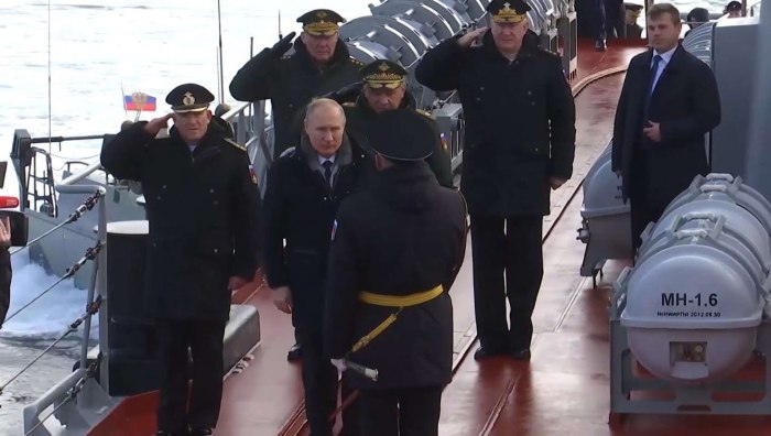 Путин Владимир Владимирович подводная лодка