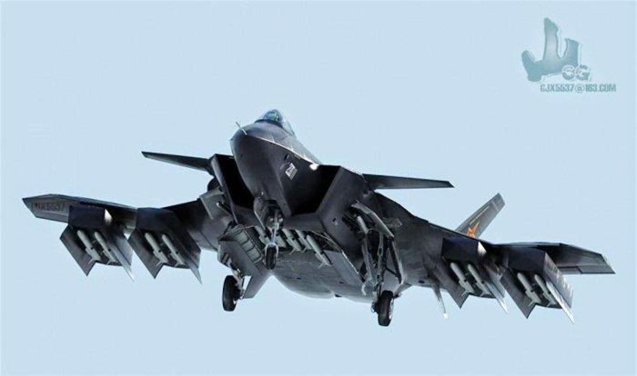 Китайский самолет 5 поколения j-20