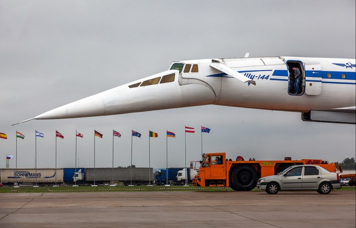 Кабина ту 144 и Конкорд