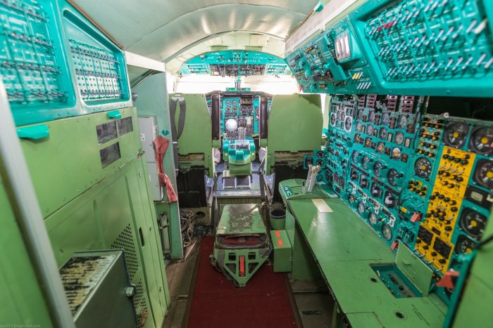 Ту 144 внутри