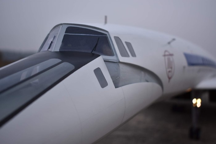 Нос самолета ту-144