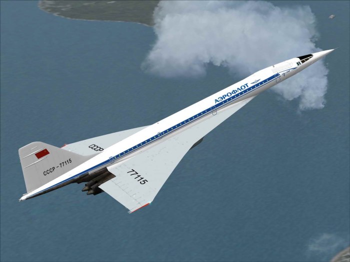 Советский сверхзвуковой пассажирский самолёт ту-144