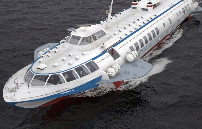 Комета судно на подводных крыльях
