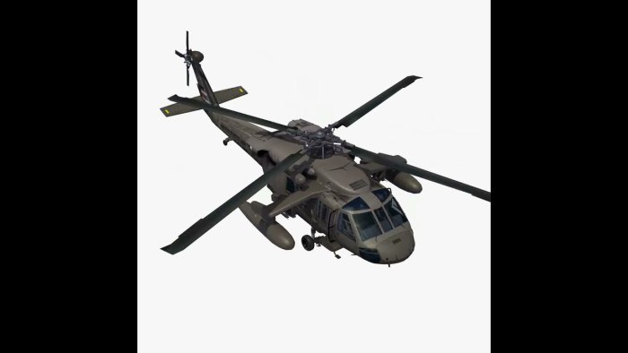Sikorsky Black Hawk сверху
