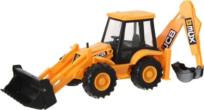 Погрузчик экскаватор 1:32 JCB