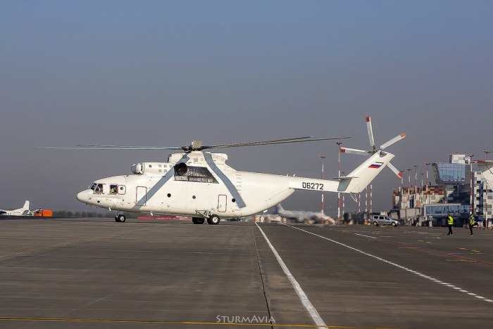 Самый грузоподъемный вертолет в мире ми-26т