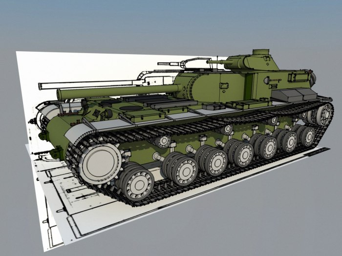 Кв-44 танк