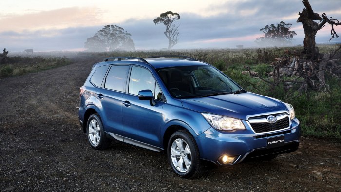 Subaru Forester, 2014 синий