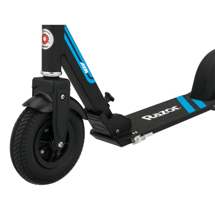 Самокат Scooter с надувными колесами