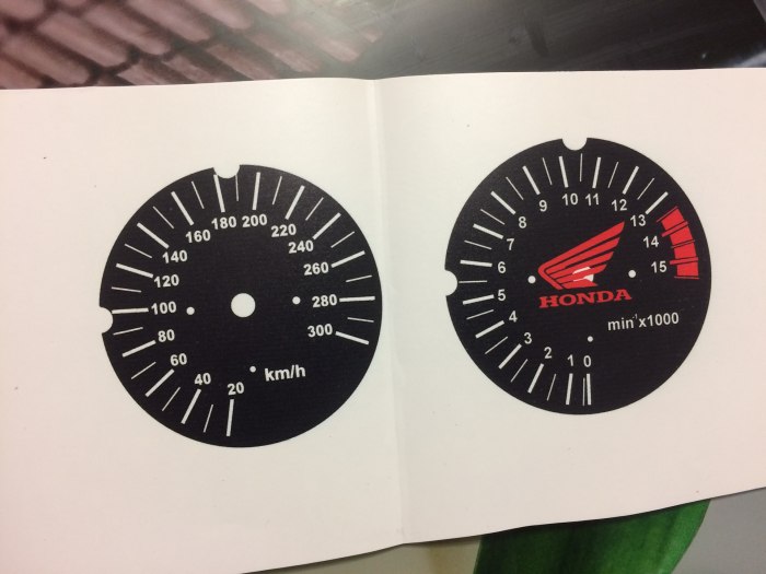 Шкала спидометра Honda CBR 600 f4