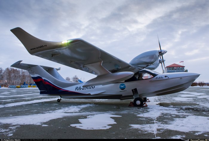 Самолет-амфибия л-42 "Чайка"