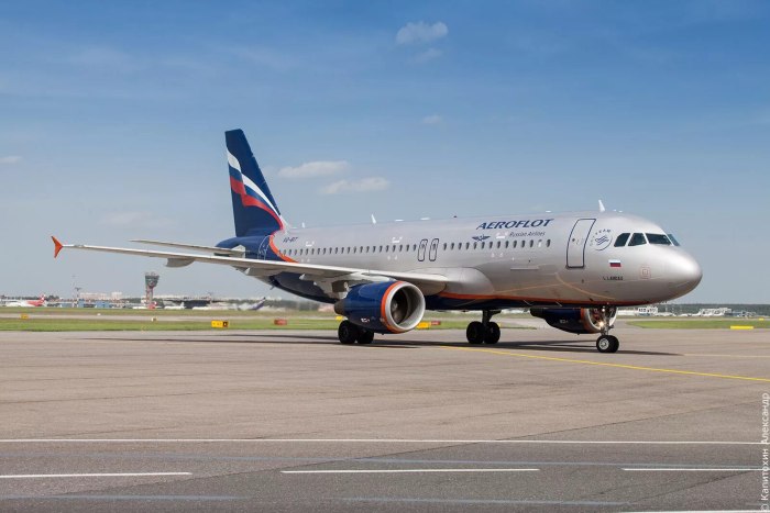 Самолёт Аэрофлот Аэробус а320