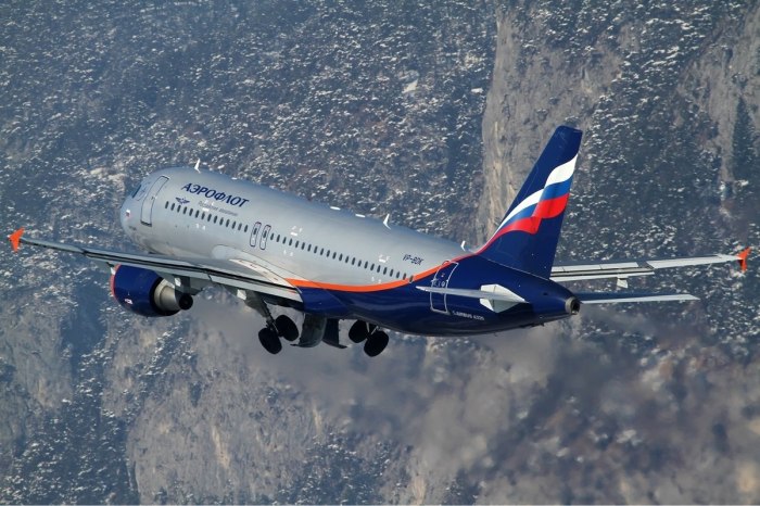 Самолёт Аэрофлот Аэробус а320