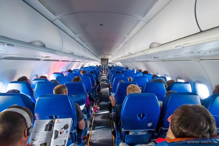 Самолёт Аэробус а320 Аэрофлот салон