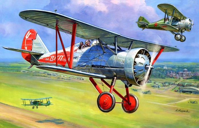 Советский истребитель-биплан и-5
