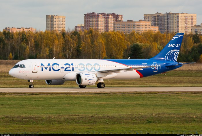 MC 21 300 самолет