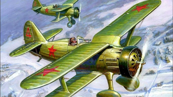 Истребитель биплан и-15