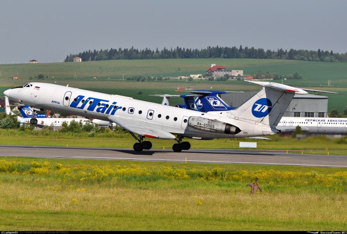 Ту 134 Пермские авиалинии