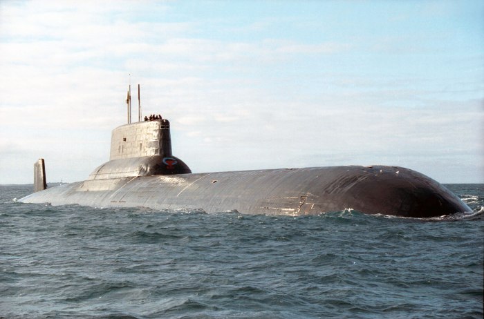 Подводная лодка акула Тайфун