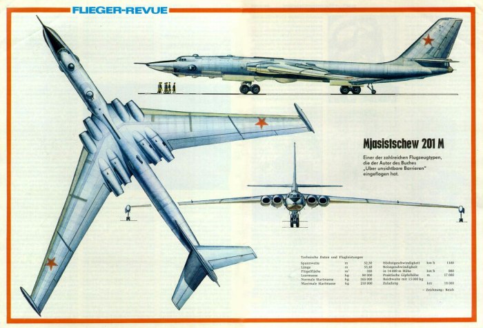 Бомбардировщик Мясищева м-4