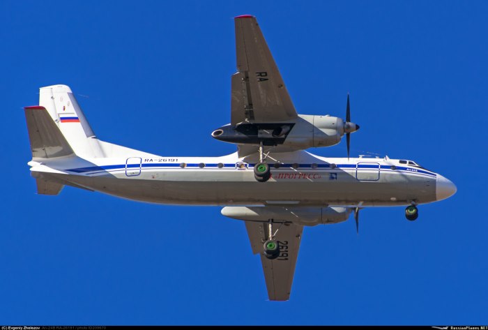 АН-24 пассажирский самолёт Аэрофлот