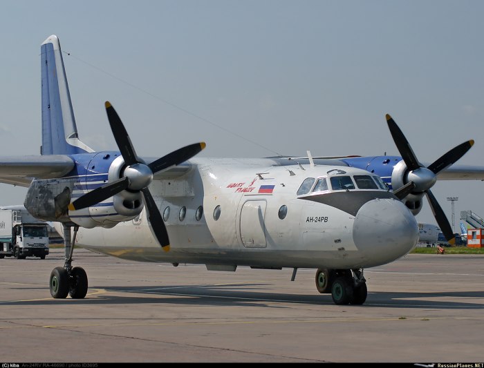 Турбовинтовой самолет АН-24