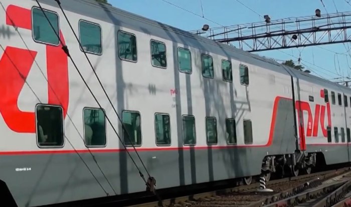 Поезд 029у Санкт-Петербург Белгород двухэтажный состав