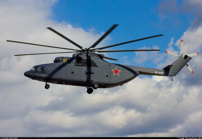 Ми-26 военно-транспортный вертолёт