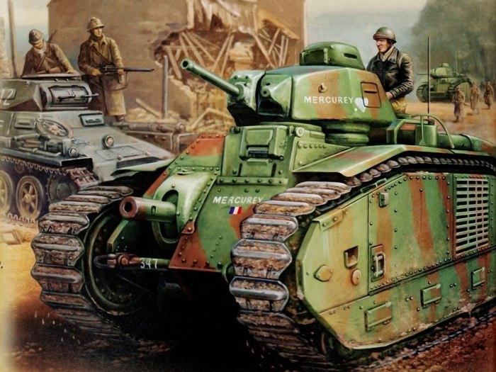 Французские танки ww2
