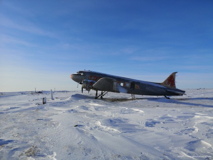 Самолёт ил-14 полярной авиации