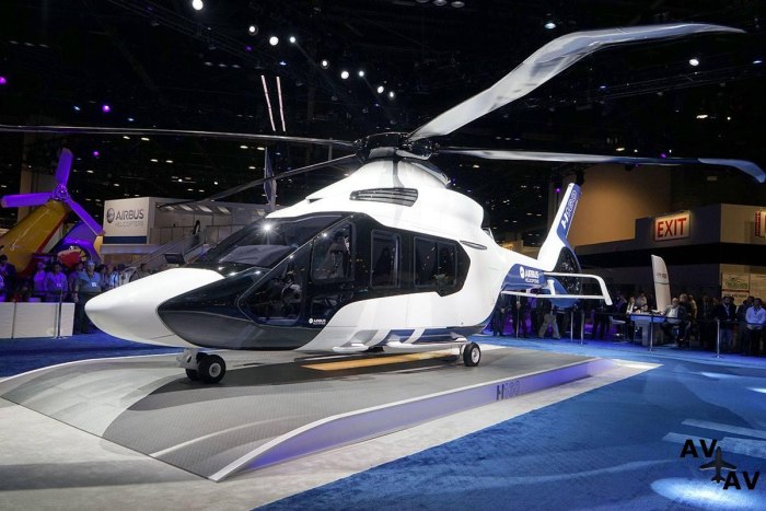 Airbus h160 внутри