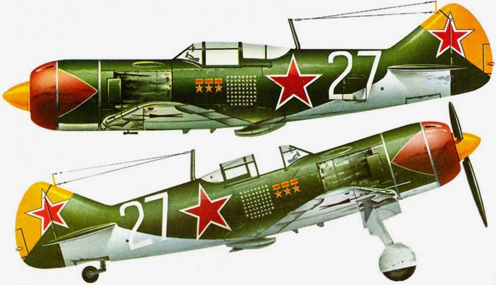 Самолёт-истребитель ла-7 Кожедуба