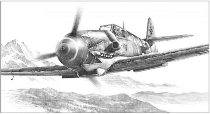 Рисунок на военную тематику