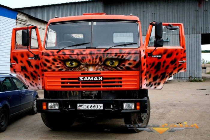 КАМАЗ 65115 тягач тюнингованный