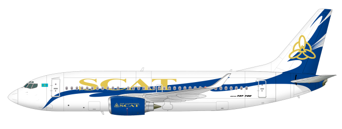 Боинг 737-500 scat